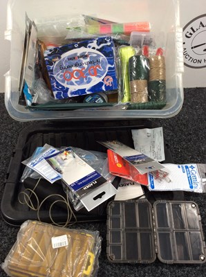 Lot 238 - Box containing huge qty of fishing supplies