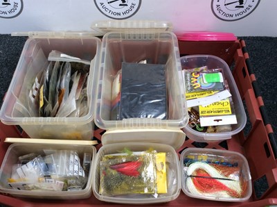 Lot 188 - Large bundle of asstd fishing supplies