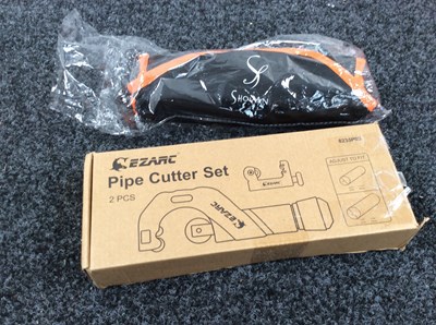 Lot 208 - Shovan ratchet spanner set and pipe cutter set