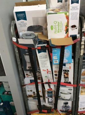 Lot 263 - Cage packed full of misc customer returns