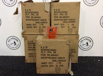 Lot 25 - 5 boxes of new plastic tumblers