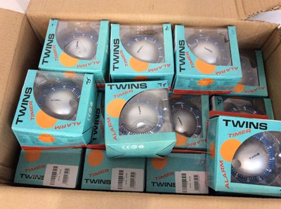 Lot 8 - Box containing large qty of twin timers