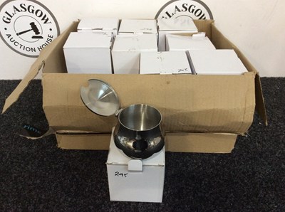 Lot 193 - Box containing new condiment pots