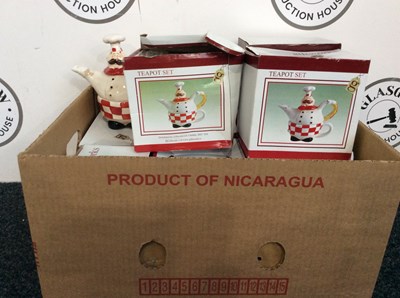 Lot 2 - Box containing tea pot sets
