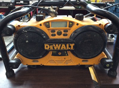 Lot 83 - DeWalt Site Radio - Used/Not Working