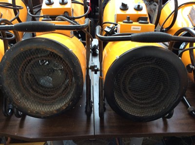 Lot 93 - 2 x Elite Cylinder Fan Heater 2.4kw 240v Plug - Used