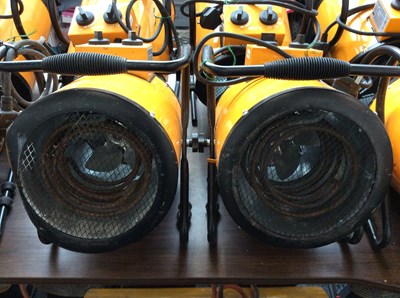 Lot 92 - 2 x Elite Cylinder Fan Heater 2.4kw 240v Plug - Used