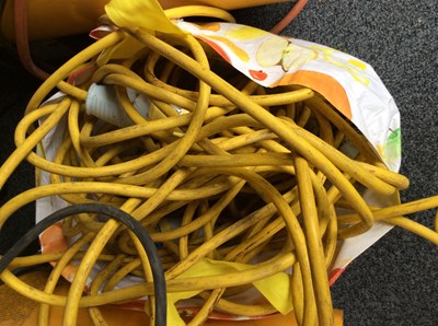 Lot 106 - Qty Of 110v Extension Leads - Used