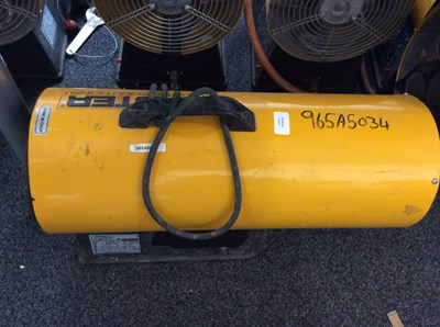 Lot 87 - Master Climate small space heater gas with 110v connection - Used/Tested