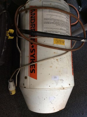 Lot 80 - Andrews Sykes Gas Space Heater With 110v Connection - Used/Tested