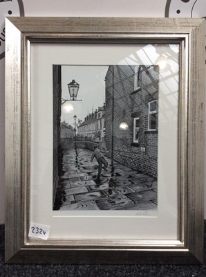 Lot 99 - Signed Street Scene Framed Print - Used