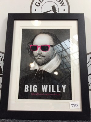 Lot 100 - Big "William Shakespeare" Willy Modern Art Picture - Used