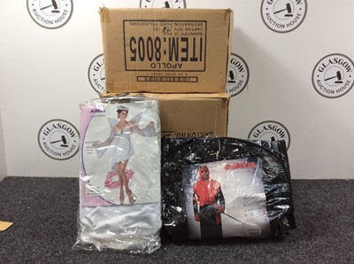 Lot 114 - Box of 14 Sinister Devil & Angel Costumes Men & Womens, One Size Fits All - New