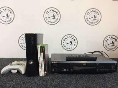 Lot 103 - Xbox 360 Bundle with Vintage Video Player - Used