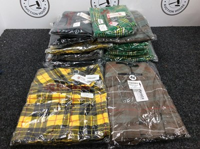 Lot 28 - Approx 12 Various Colour Tartanista Kilts, Various Sizes - New