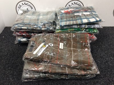 Lot 159 - Approx 14 Various Colour Tartanista Kilts, Various Sizes - New
