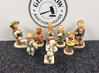 Lot 84 - Eight Goebel Figures, In Various Sizes - Used