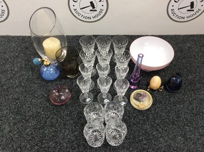 Lot 21 - Qty Of Glass Items, Including Crystal Glasses, Decorative Glass & More