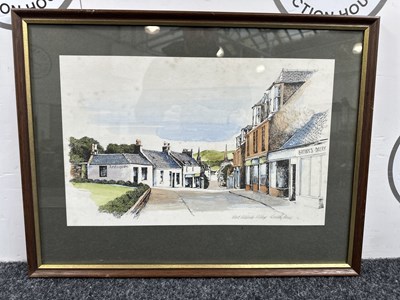 Lot 25 - Framed Print Of A ‘West Kilbride Village’ By Dorothy Bruce - Used