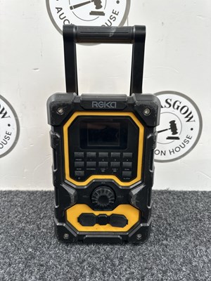 Lot 27 - Reka Tough Shell Site Battery Radio - Used/Untested