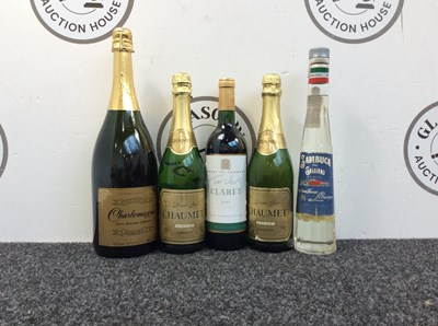 Lot 188 - 5 bottles of assorted alcohol