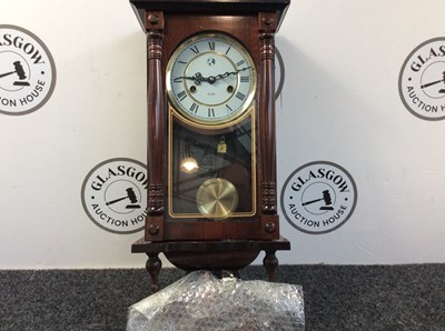 Lot 201 - 31 day pendulum wall clock