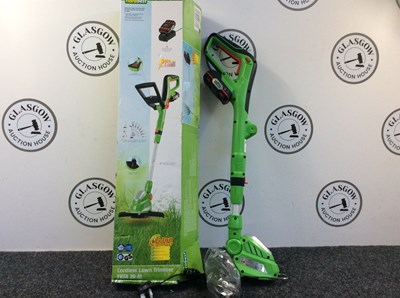 Lot 204 - Florabest cordless lawn trimmer frta 20 A1-working