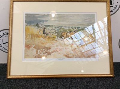 Lot 212 - Thomas hennell harvesting at Ridley ltd edition print