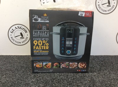 Lot 129 - Pressure king pro 20 in 1 digital pressure&multincooker-new
