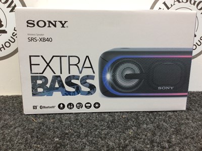 Lot 104 - Sony Sri-xb40 wireless speaker brand new