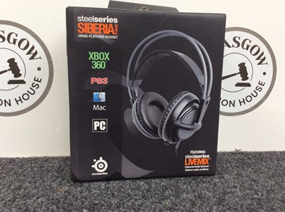 Lot 214 - Steelseries Siberia cross platform headset new