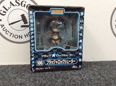 Lot 113 - Nendoroid 106 black rock shooter figure-new