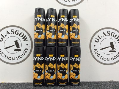 Lot 107 - 8x lynx gold xl deodorant
