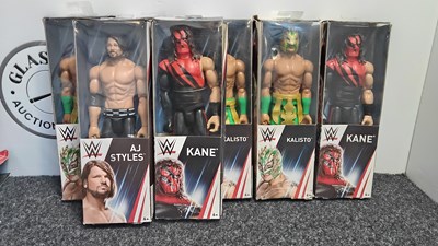 Lot 193 - 7 wrestling figures in original packaging