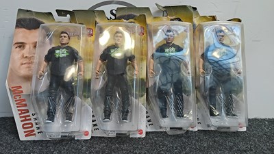 Lot 209 - 4 wrestling figures in display boxes
