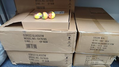 Lot 38 - 7 large boxes of alien babies for kids