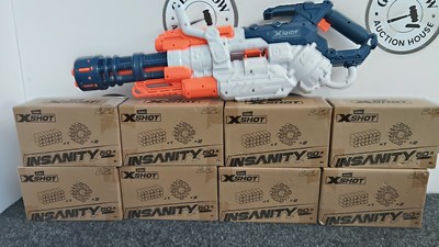 Lot 304 - 8 boxes of X shot ammo and used x shot gun