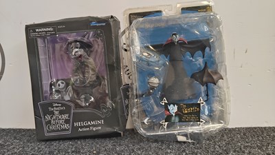 Lot 277 - 2 nightmare before Christmas figures in display boxes