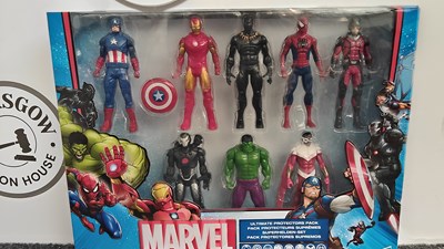 Lot 313 - Marvel toy action figures in box