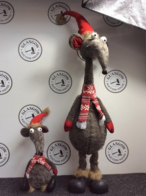 Lot 338 - 2 Rat A Louis Decorations Measuring 18”- 4FT - New