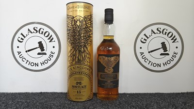 Lot 86 - Game of thrones ltd edition Mortlach 15 year old single malt scotch whisky