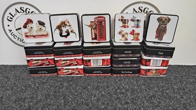 Lot 4 - 20 tins of Campbell's shortbread and gardeners fudge in tins