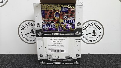 Lot 123 - 2 Boxes Of Walkers Double Dipped Chocolate Toffees 12 X 135g - New