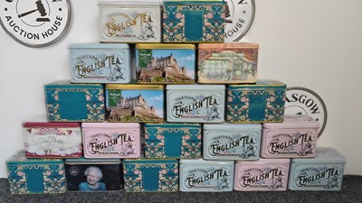 Lot 13 - 20 Tins Of English Tea Inc Breakfast & Fine Afternoon Tea - New