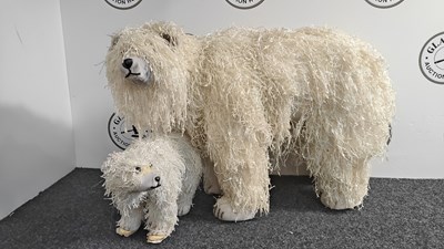 Lot 191 - Mother & Cub Hairy Polar Bear - Used