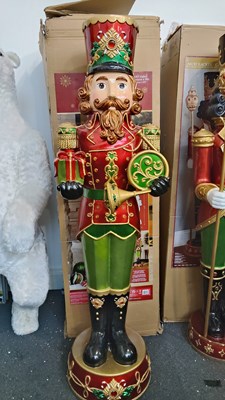 Lot 234 - Large Boxed Nutcracker With Music & LED Lights 6FT - New