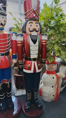 Lot 261 - Large Nutcracker With Music & LED Lights 6FT -Used
