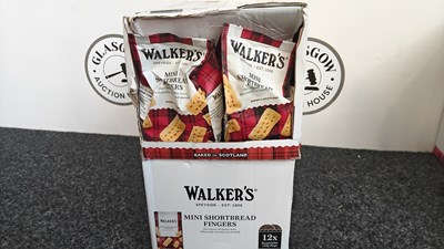 Lot 170 - 2 boxes of mini shortbread fingers by walkers