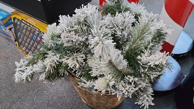 Lot 256 - Quantity Of Snowy Christmas Tree Branches - Used