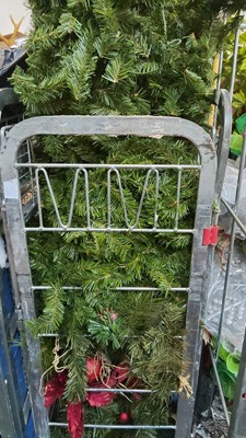 Lot 289 - Small Cage Of Christmas Garlands - Various Sizes & Styles - Used